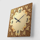 Horloge Carrée Art déco (Angle)