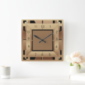 Horloge Carrée Art déco (Maison)
