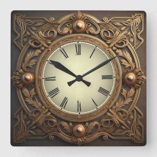 Horloge Carrée Art déco