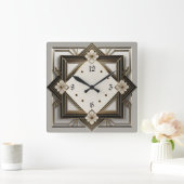 Horloge Carrée Art déco (Maison)
