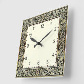 Horloge Carrée Art Deco (Angle)