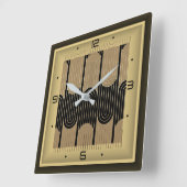 Horloge Carrée Art déco (Angle)