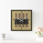 Horloge Carrée Art déco (Maison)