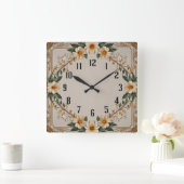 Horloge Carrée Art déco (Maison)