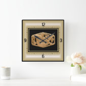 Horloge Carrée Art déco (Maison)