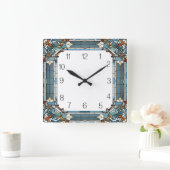 Horloge Carrée Art Déco (Maison)