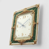 Horloge Carrée Art déco (Angle)