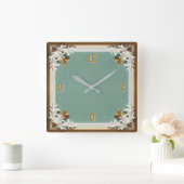 Horloge Carrée Art Deco (Maison)