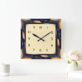 Horloge Carrée Art Déco (Maison)