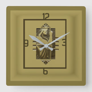 Horloge Carrée Art Déco