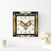 Horloge Carrée Art Déco (Maison)