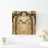 Horloge Carrée Art déco (Maison)
