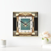 Horloge Carrée Art déco (Maison)