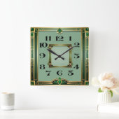 Horloge Carrée Art déco (Maison)