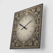 Horloge Carrée Art déco (Angle)