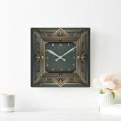 Horloge Carrée Art déco (Maison)