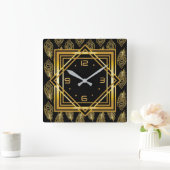 Horloge Carrée Art déco (Maison)