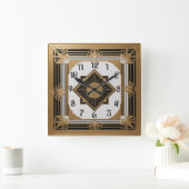 Horloge Carrée Art déco (Maison)