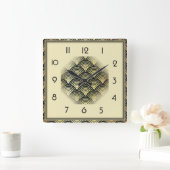 Horloge Carrée Art déco (Maison)