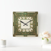 Horloge Carrée Art Déco (Maison)