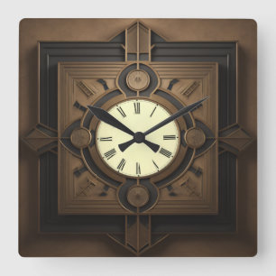Horloge Carrée Art déco