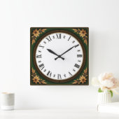 Horloge Carrée Art Deco (Maison)