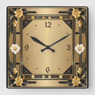 Horloge Carrée Art déco