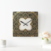 Horloge Carrée Art Déco (Maison)