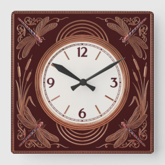 Horloge Carrée Art Déco