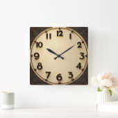 Horloge Carrée Art Déco (Maison)