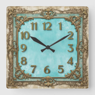 Horloge Carrée Art Déco