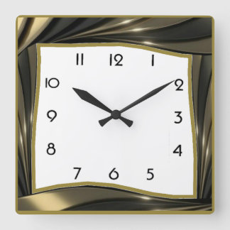 Horloge Carrée Art Déco