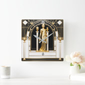 Horloge Carrée Art déco (Maison)