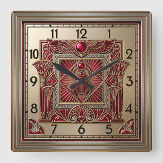 Horloge Carrée Art Déco