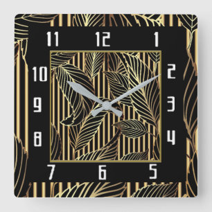Horloge Carrée Art Déco