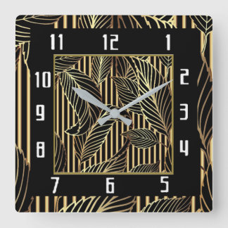 Horloge Carrée Art Déco
