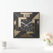 Horloge Carrée Art déco (Maison)