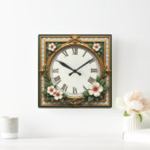 Horloge Carrée Art déco (Maison)