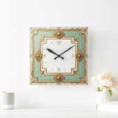 Horloge Carrée Art Déco (Maison)