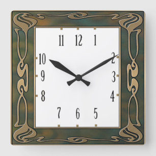 Horloge Carrée Art Déco