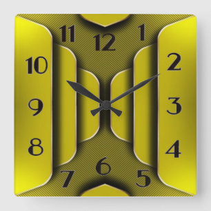 Horloge Carrée Art Déco