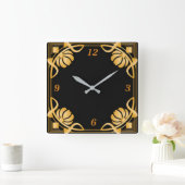 Horloge Carrée Art déco (Maison)