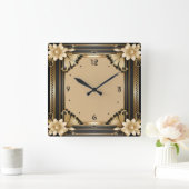 Horloge Carrée Art déco (Maison)