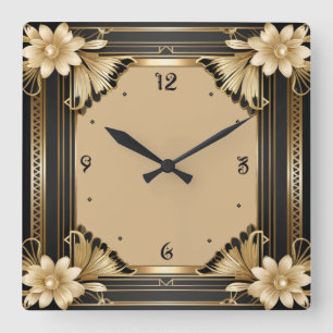 Horloge Carrée Art déco