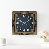 Horloge Carrée Art Déco (Maison)