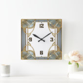 Horloge Carrée Art Déco (Maison)