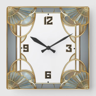 Horloge Carrée Art Déco