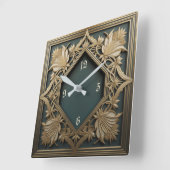 Horloge Carrée Art déco (Angle)