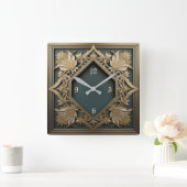 Horloge Carrée Art déco (Maison)