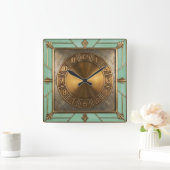 Horloge Carrée Art Deco (Maison)